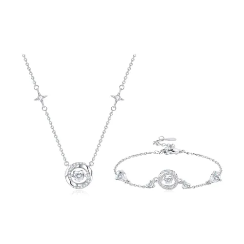 SHK Медный сплав Циркон Ожерелье Женское