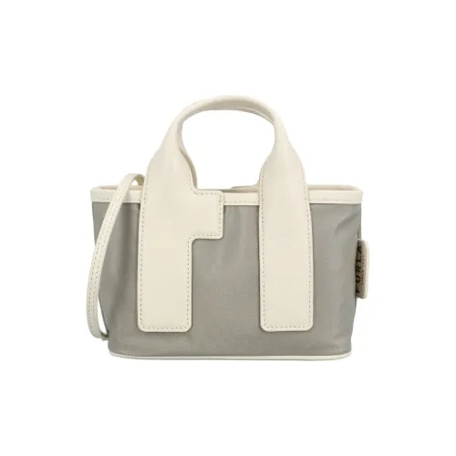 Furla Piuma Нейлон Одно Плечо Сумка Стандартная Женская Серый и Белый