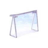 Чемодан из ПВХ фиолетового цвета, большого размера / размер, косметичка для хранения