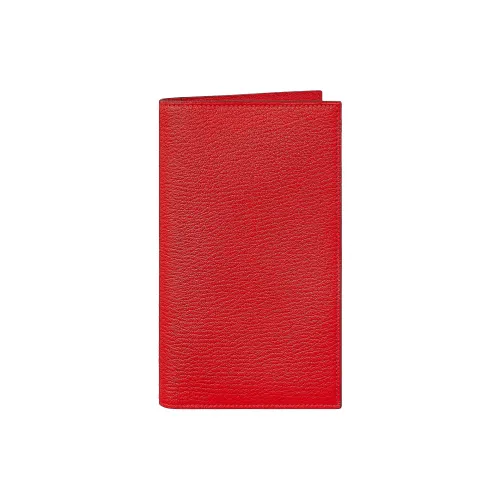 HERMES Vision II Simple Овчина Защитный чехол Держатель для паспорта Унисекс S3 Rouge De Coeur Сердце Красный