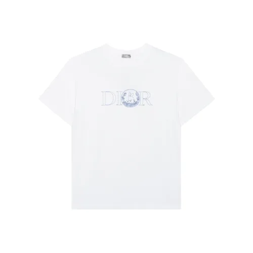 DIOR Белая Мужская T-Рубашка
