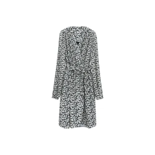 Dajia Poetry Длинное платье с длинными рукавами женское