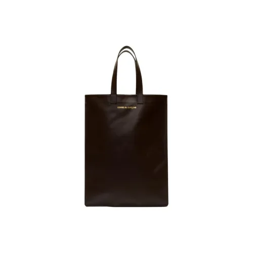 CDG Коровья кожа Тоут Сумка Сумка для покупок Сумка Большая Мужская Коричневая