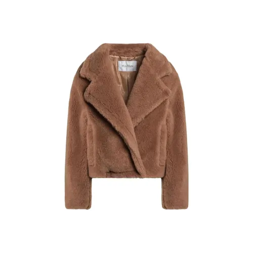 MaxMara Вельвет Feel Куртка Женская Коричневая