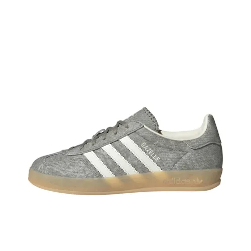 Adidas Originals GAZELLE INDOOR Low Топ Скейтборд Кроссовки Унисекс Серый