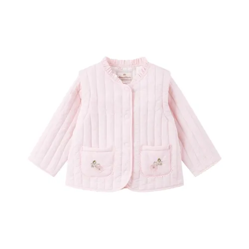 Tartine Et Chocolat Хлопковый пуховик SS25 Светло-розовый для детей 3-7 лет