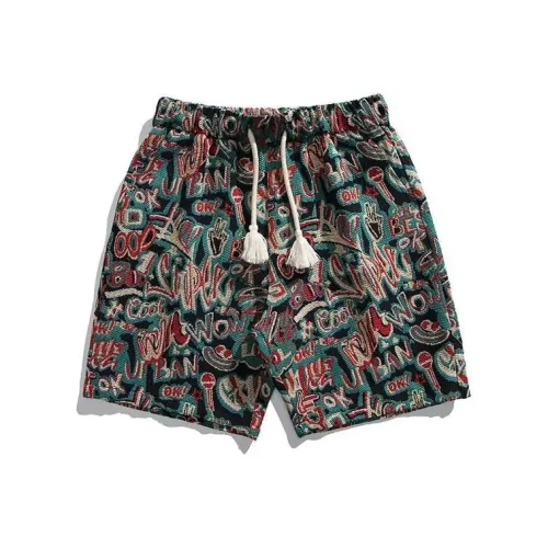 Шри-Ланка Красный Унисекс Повседневные шорты