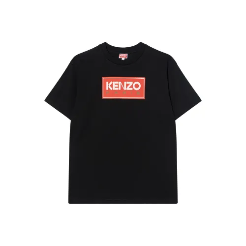 KENZO Черная Унисекс Футболка