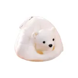 Белый медведь, снег, ден