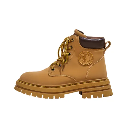 Сказка о паре обуви Короткий Мартин Boot Унисекс Желтый