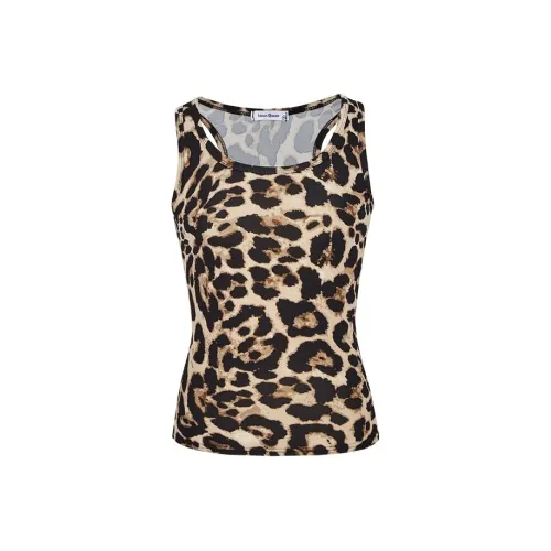 NEMOWU Леопардовый принт Женские Майки