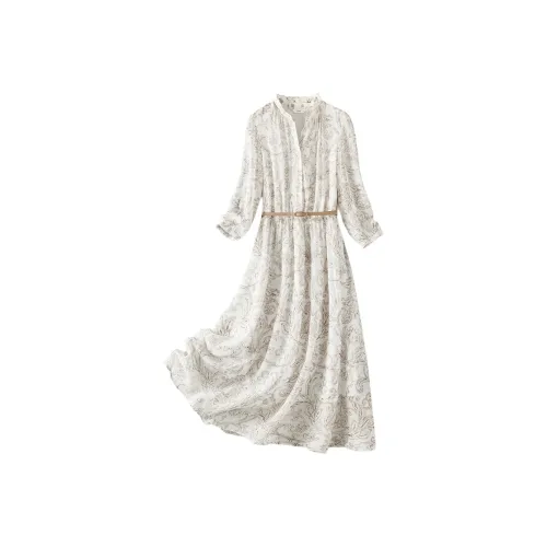 LUYOUYE Длинное платье с длинными рукавами женское