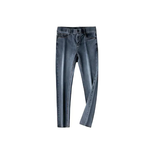 MH Синий Мужской Джинсы