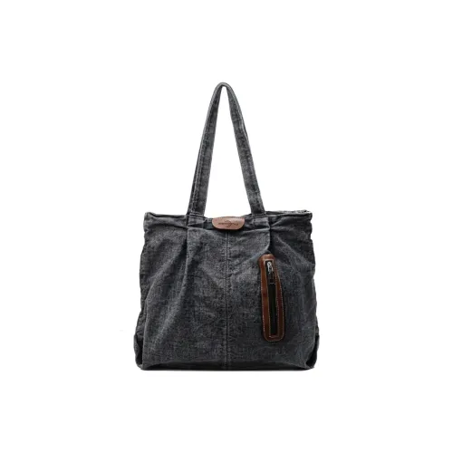 GOBLIN SHARKS 1759 Ткань Тоут Рюкзак Сумка на плечо Стандартная Женская Темный чай Синий