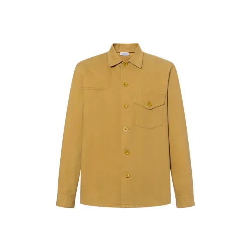 Burberry Panelled Хлопковая Рубашка Мужская Manila Цвет
