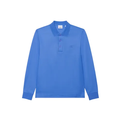 Burberry FW23 Поло Мужское Синее