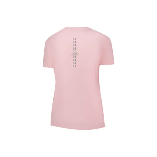 PEAK Бег Т-Рубашка Женская Розовая