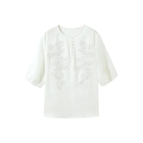 HANGYIGE Белые Женские Рубашки