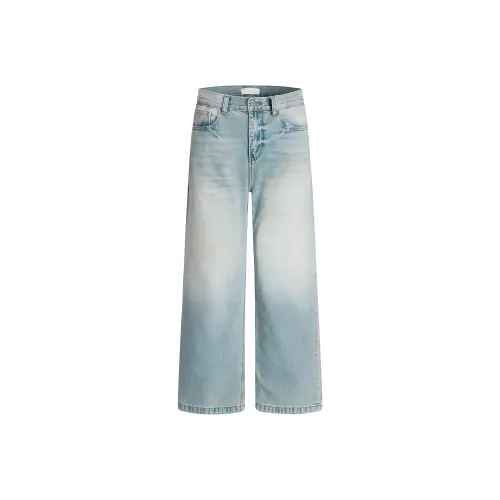 GM Промытый синий Женские Джинсы