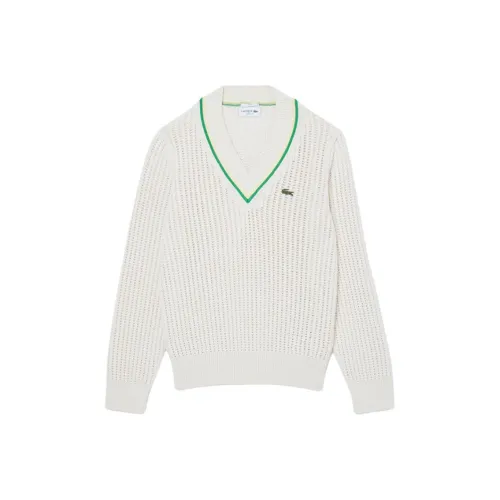 Свитер унисекс LACOSTE Collaboration SS25 Белый GIH