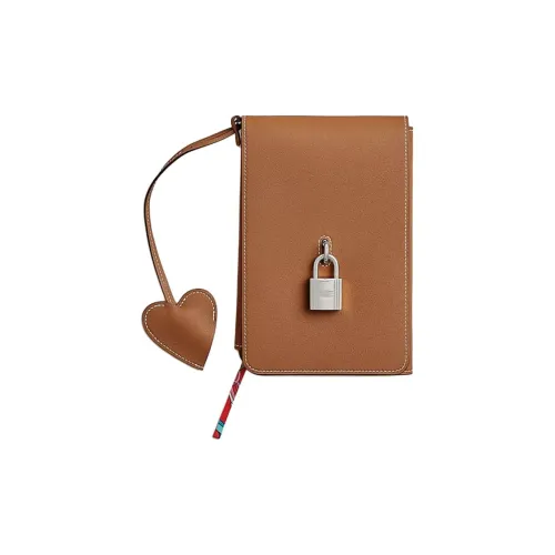 HERMES Swift Телячья кожа Защитный чехол Унисекс Золотой Masala Чайный коричневый Мел белый