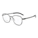 Прозрачно-серая, темно-серая оправа