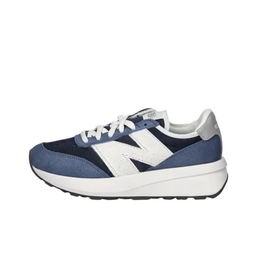 New Balance 370 Low Топ Kids Lifestyle Shoes Черный синий белый Подростки