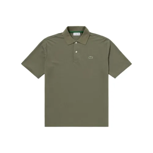 LACOSTE Поло Мужское Хаки Коричневый