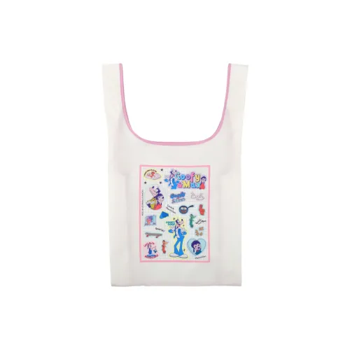 Disney Полиэстер Многоразовая Сумка для покупок Сумка Женская Белая