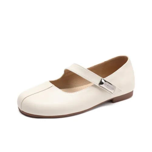 ZHR Квадратный каблук Mary Jane Женские туфли