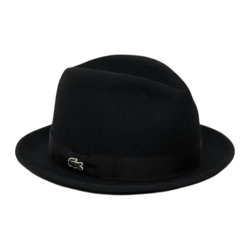 LACOSTE Шерстяной войлок Cotton Bucket Hats Мужской Черный