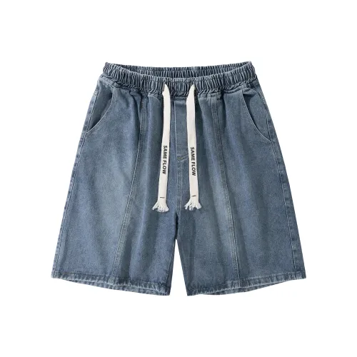 SAME FLOW Унисекс Джинсовые шорты