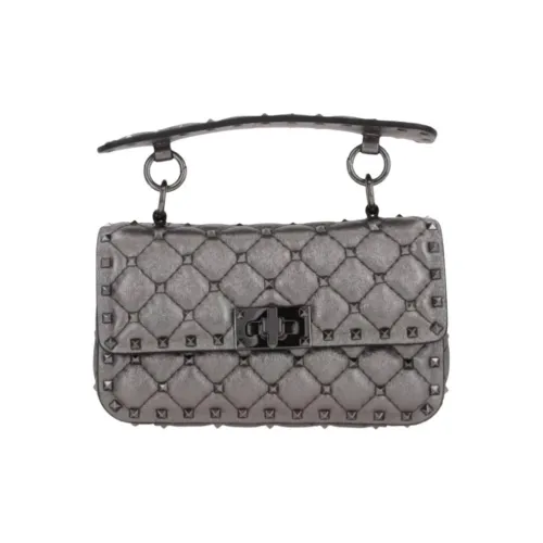 Valentino Lambskin Сумка через плечо Сумка Женская Угольно-серый