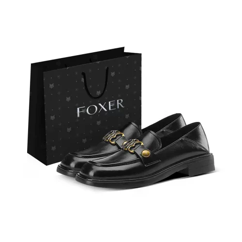 FOXER Лоферы Черные Женские