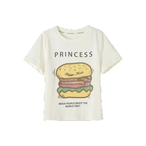 YUANYUAN GIRL T-рубашка Бежевый для детей 3-7 лет