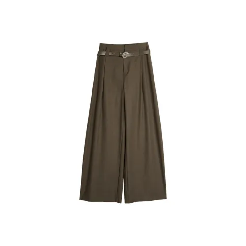 Elle Кофе Женские Повседневные Брюки