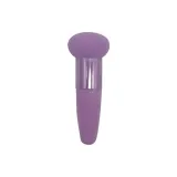 Фиолетовый гриб, голова розовая