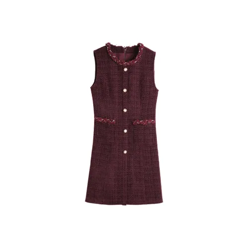 Hang Yi Court Без рукавов Платье Женское