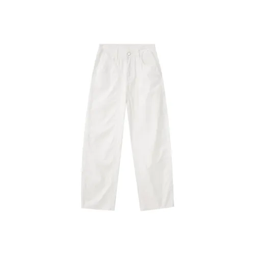 AGBG Белые Унисекс Повседневные Брюки