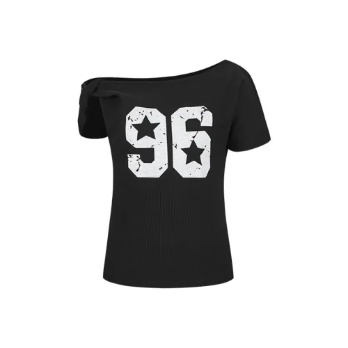 Meanalot Черные Женские Футболки