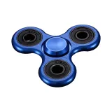 Треугольник, палец, волчки, синий, черный