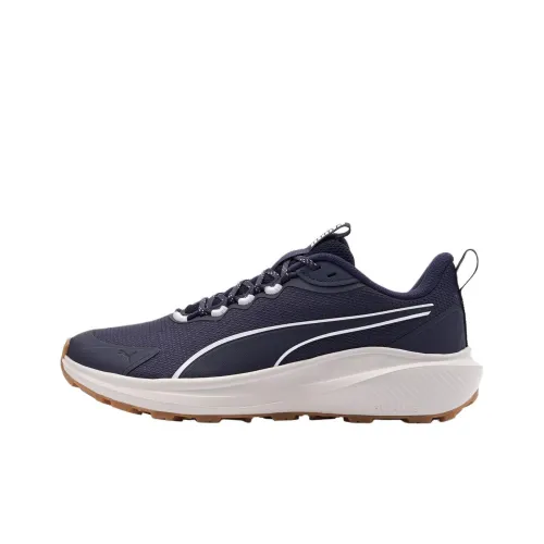 PUMA Skyrocket Lite Slip-resistant Abrasion-resistant Low Top Casual Running Shoes Men's Blue White PUMA Skyrocket Lite Противоскользящий Устойчивый к истиранию Низкий Топ Повседневные Беговые Кроссовки Мужские Синий Белый