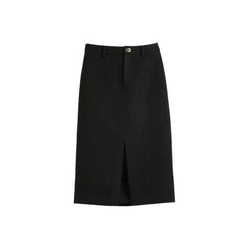 Hang Yi Court Повседневный Длинный Юбка Женские