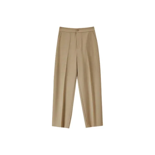 LUYOUYE Темно-хаки Женские Повседневные Брюки
