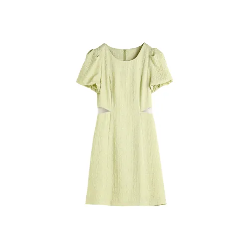 Hang Yi Court Короткий рукав Платье Женское