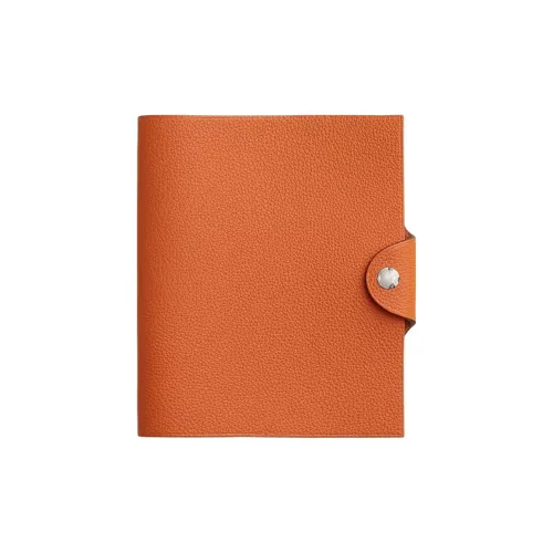 HERMES Ulysse Коровья кожа Togo Защитный чехол Trumpets Унисекс 93 Апельсин Оранжевый Hermes