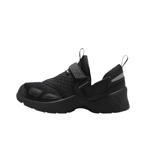 Jordan Trunner LX Беговые кроссовки Низкий топ Черный Серый Унисекс
