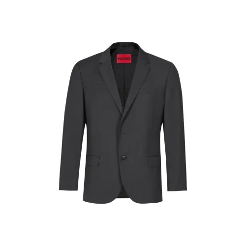 Hugo Boss Бизнес-костюм мужской черный серый