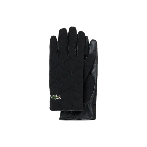 Перчатки LACOSTE Collaboration из полиэстера, хлопка, полиуретана, овчины, кожи и овечьей шкуры, мужские