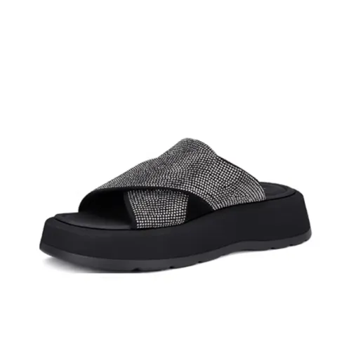 JESSICA SOPHIA ПУ (полиуретан) Полиуретан Резиновая пена Наружная подошва Стразы Противопахнущие Слипоны Женские